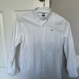 Vineyard Vines Crisp White Kids Button-Down Shirt